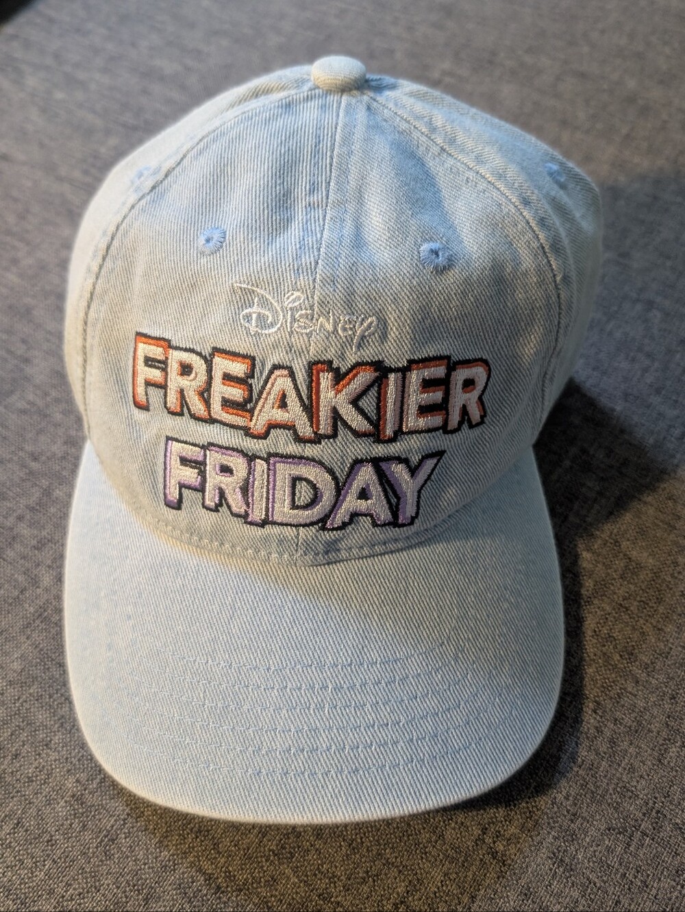 Disney ✨ "Freakier Friday" Embroidered Denim Baseball Cap